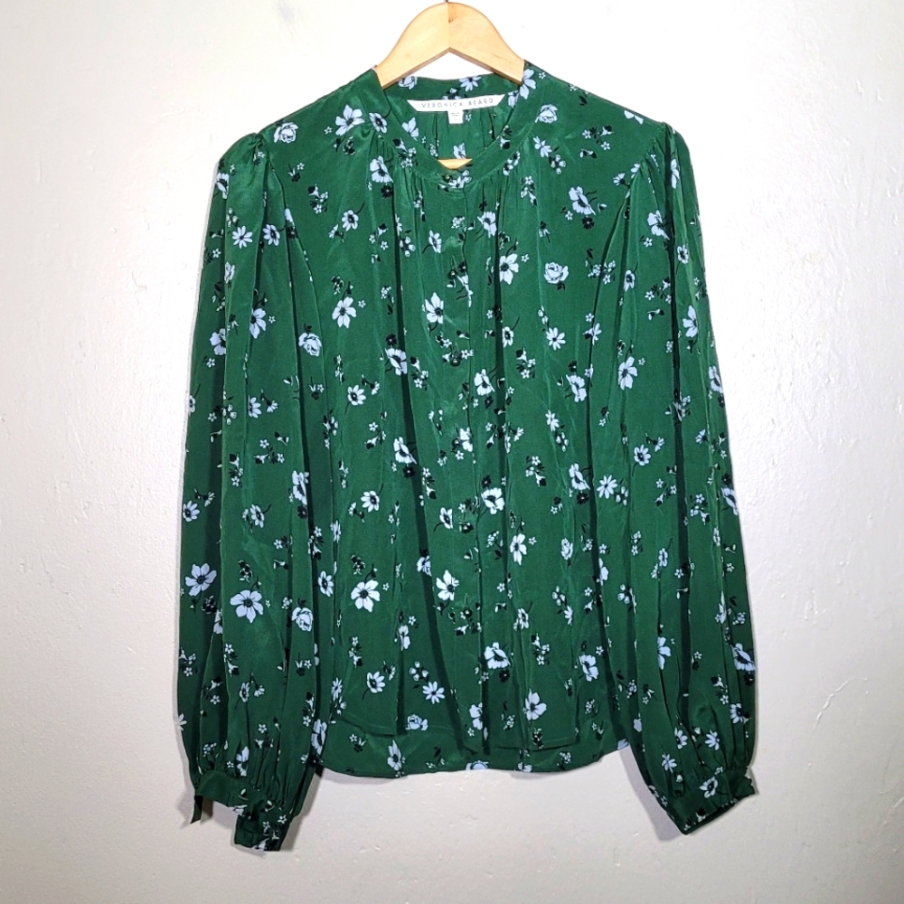 Veronica Beard Ashlyn Floral Blouse
